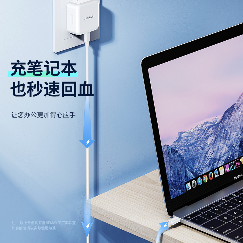 RP-U87 飞越 35W PD+QC 双Type-C氮化镓快充旅行适配器